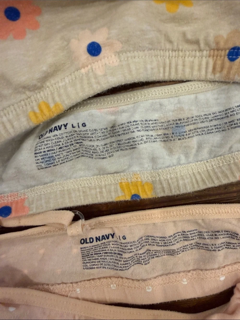 Sports Bras Set - Cream, Yellow, Pink, Blue
